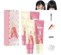 Bangs Correction Protein Hair Softener Set,Hair Straightening Cream For Curly Hair,Protein Correction Hair Straightening Cream,Protein Straight Bond for Hair,Bang Correction for All Hair Types (2set)