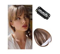 Bangs Hair Clip Bang Clip on Air Bangs Natural Fringe Front Flat Bang 1 Piece Straight Hair for Women(K18-2M30)