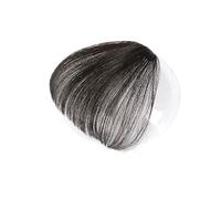 Bangs Hair Clips In 100% Human Remy Hair Extensions Air Bang Hair 1pcs Natural Straight Hair Extensions(Black)