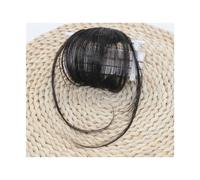 Bangs Hair Fake Air Bangs Hair Styling Tools Hair Clip-In Extension Synthetic Hair Fake Fringe Natural False Hairpiece Women Clip In Bangs Hair Extensions(Style1 black brown)