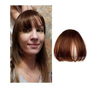 Bangs Hair Fake Invisible Synthetic Bangs Front Fringes One Piece Straight Clip in Hair pieces Hair Extensions 3D-neat Flat Air Bangs Fake Hair Accessories Bangs Hair Clip(2 pcs,K20 2M30#)