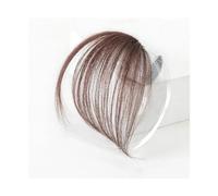 Bangs Hair Oblique Bangs Wig Natural Forehead Partial Air Bangs Wig Female Invisible Seamless Fake Bangs Hair Extensions(4/30HL)