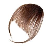 Bangs Hair Piece - Human Hair Clip, Natural Temple Extensions | Wispy Fringe Wig Patch For Women, Lightweight Real Hair Bangs For Makeup Look Enhancement, Quick Fix Styling For Photoshoots, Daily