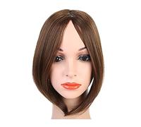 Bangs Hair Side Bangs Long Straight Bangs Middle Part Bangs Invisible Clip in Bangs Synthetic Nature Look Hair Piece Extension Fringe Clip in Hair Bangs Hairpiece Bangs Hair Clip(923-2-30)