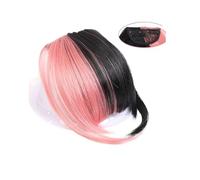 Bangs Hair Stitching Air Bangs Synthetic Fake Bang Hair Piece Clip In Hair Extension Fake Fringes Bang Women Natural Air Bangs Clip on Bang Hair Extensions(15)