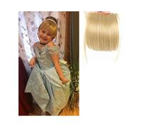 Bangs Hair Synthetic Fake Blunt Hair Bangs 2 Clips in Hair Extension Neat Front Fake Fringe False Hairpiece for Women Clip in Bangs Hair Extensions(J)