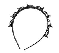 Bangs Hairstyle Hairpin,Fashion Twist And Clip Headband - Professional Toothed Twist Clip Headband For Easy Braiding, Secure Grip Headband Braid Tool For All Hair Types