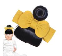 Bangs Wig Headwear - Bangs Wig Hairpiece - Elastic Skin-Friendly Headwear Accessories for Stage Performances Celebrations Parent-child Gatherings