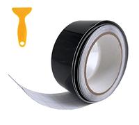 BangShou Gloss Carbon Fiber Vinyl Wrap Tape with Scraper, 5x900CM Self-adhesive Bubble-free Carbon Fibre Sticker Roll, Waterproof Vinyl Wrapping Tape for Car Interior, Vehicle&Laptop