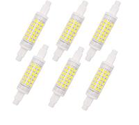 BANGSHUO 6-Pack R7S LED Bulb 5W 78mm Non-dimmable,J78 Double Ended Floodlight,Cool White 6000K 50W Halogen Bulbs AC 220-240V Replacement for Ceiling Floodlight Lamp Lighting Wall Lamp