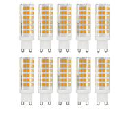 BANGSHUO Pack 10 G9 LED Light Bulb, 9W (85W Equivalent), Non-Dimmable, Warm White 3000K, 850 Lumen G9 AC220-240V, 360 Degree