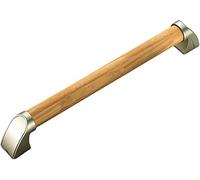 BANGSUN Wooden Grab Bar, Waterproof, 30cm, Wood Color, 136.08kg Max Capacity