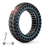 BANGTING 1PCS 60/70-6.5 Solid Tyre for Electric Scooter, 10x2.5 inch E Scooter Tyres, 10x2.5-6.5 Replacement Tire Compatible with Segway Ninebot Max G2/G30/G30D/G30E/G30E/G30LP/G30D 2/G30 Max (Blue)