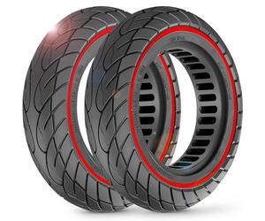 BANGTING 2-Pack 10x2.125 Tubeless Scooter Tyres - Fits Models: 8.5x2.0, 8½x2, 50-75-6.1, 10×2.0, 10×2-6.1, 10×2(54-152) | Verify Rim Size: 6.5-6.65" Diameter & 1.26-1.34" Width | Puncture-Resistant