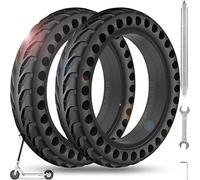 BANGTING 2PCS 8.5 inch Solid Tyres for Electric Scooter, 8 1/2 x2 Scooter Tyre, 50/75-6.1 Tires Compatible with Xiaomi Pro 2 / M365 / M365 Pro / 1S / 3/3 Lite and all 8.5 inch Scooter Tire