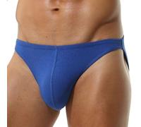 BANGWEAR Profile Briefs Men's Bikini Brief Soft Rid Bikini Underwear Blue