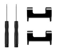 Bangyee Fit for Amazfit T-Rex Pro/T-Rex (A1918) Smartwatch 22mm Black Stainless Steel Watch Connector Adapter, 2 Count