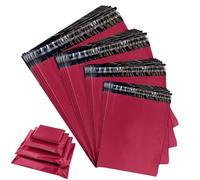 BANGYPOST Heavy Duty Dark Red Poly Mailers 10x14 Inch - Waterproof Self-Seal Shipping Envelopes for Clothing & Parcel Packaging, Tear-Resistant, Tamper-Proof, 100 Pack