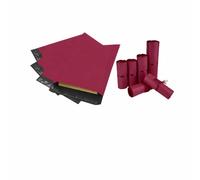 BANGYPOST Mixed Size Dark Red Poly Mailers - Heavy Duty Waterproof Self-Seal Shipping Bags for Clothing, Parcels & E-Commerce Packaging, Tear-Resistant & Tamper-Proof, 100 Pack