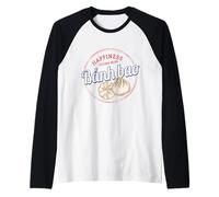 Banh Bao Dumpling or Baozi Vintage Bun Souvenir Raglan Baseball Tee