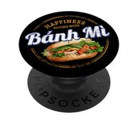 Banh Mi Street Food Baguette Vintage Vietnam Retro Souvenir PopSockets Adhesive PopGrip