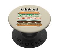 Banh Mi Vietnamese sandwich French bread baguette meat PopSockets Adhesive PopGrip
