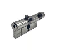 Banham 363 Type Mortice Euro Key & Thumbturn Cylinder, Chrome | Euro Profile, Key & Thumbturn, Mortice Lock Compatible, Residential & Commercial, Easy Internal Operation