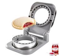BANIC Upgraded Spring-Assisted Uncrustable Sandwich Maker, Crustless Sandwich Pocket Cutter and Sealer Circle Shape, Effortless Sealing & Auto Release, Non-Stick, Lunch & Bento Box Accessories