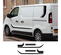 BANIKOP Glossy Orange PVC Stripe Decal Sticker For Renault Trafic, Vauxhall, Opel Vivaro, Fiat Talento, Nissan NV300 Camper Van Car Stickers