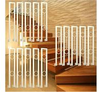 Banister Rails Safety Staircase Support Bar U-Shaped, Interior Non-Slip Baluster Wall Mount for Home/Hotel/Villas House Decor Remodeling, 95 90 85 80 75 cm Tall(Pack of 15,95cm/37.4 in)