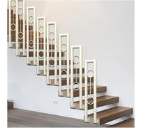 Banister Rails Safety Staircase Support Bar U-Shaped, Interior Non-Slip Baluster Wall Mount for Home/Hotel/Villas House Decor Remodeling, 95 90 85 80 75 cm Tall(Pack of 8,100cm/39.3 in)