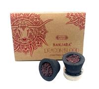 Banjara Incense Resin Cups - 6 Cups - Handmade - Made in India (1 Pack, Dragons Blood)
