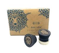 Banjara Incense Resin Cups - 6 Cups - Handmade - Made in India (1 Pack, Frankincense)