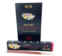Banjara Tribal Smudge Dragon's Blood Incense Sticks: Enchanting Aroma for Meditation & Rituals, Authentic Resin Derived, Protective & Purifying, Pack of 10