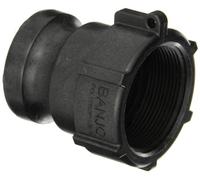 Banjo 200A Polypropylene Cam & Groove Fitting, 2" Male Adapter x NPT Female