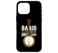 Banjo Bluegrass - Fingerpicking Folk Country Music Banjo Case for iPhone 16 Pro Max