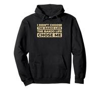 Banjo Bluegrass - Fingerpicking Folk Country Music Banjo Pullover Hoodie