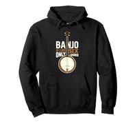 Banjo Bluegrass - Fingerpicking Folk Country Music Banjo Pullover Hoodie