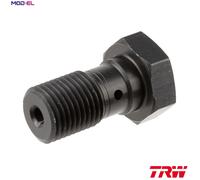 Brake line bolt Aluminium black MCH911S TRW