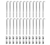 Banjo Bracket Hooks and Nuts Banjo Repair Tool Metal Craftsmanship Service Set Professional Tools Suitable for Maintenance and Tuning