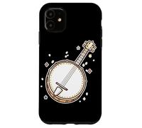 Banjo Cartoon Look Folk Music Case for iPhone 11