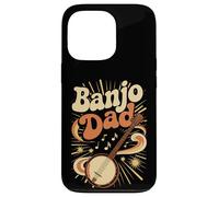 Banjo Dad Retro Bluegrass Country Music Father Case for iPhone 13 Pro