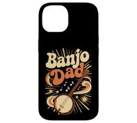 Banjo Dad Retro Bluegrass Country Music Father Case for iPhone 14