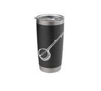 Banjo Drawing Banjo Instructor Stainless Steel Insulated Tumbler