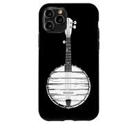 Banjo Drawing Bluegrass Artist Case for iPhone 11 Pro