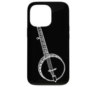 Banjo Drawing Bluegrass Music Case for iPhone 13 Pro