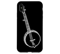 Banjo Drawing Bluegrass Music Case for iPhone XS Max