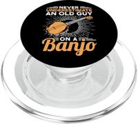 Banjo Fingerpicking - Folk Country Music Bluegrass Banjo PopSockets PopGrip for MagSafe