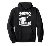 Banjo Fingerpicking - Folk Country Music Bluegrass Banjo Pullover Hoodie