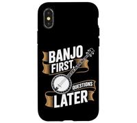 Banjo First Questions Later Bluegrass Banjo Case for iPhone X/XS